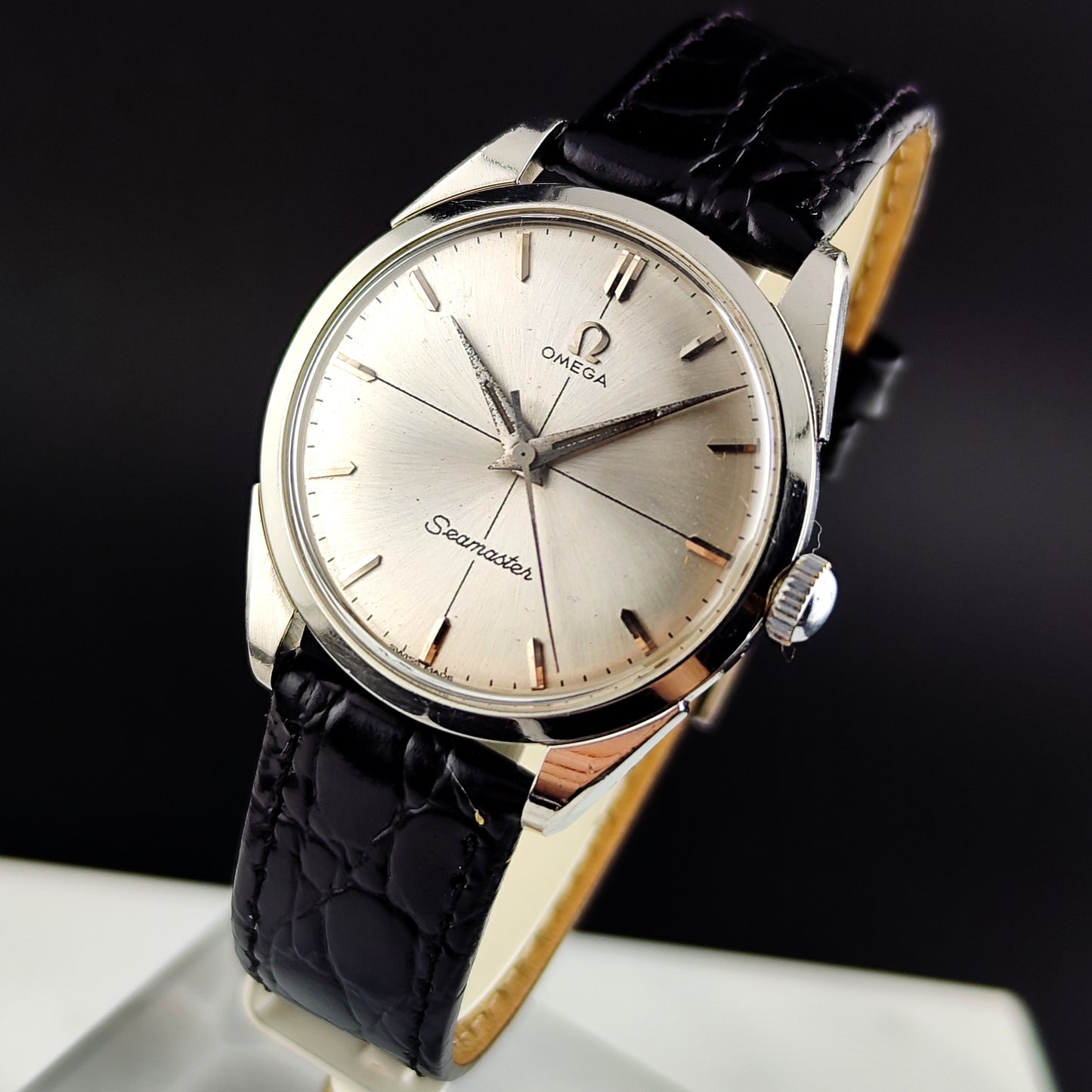 OMEGA Seamaster Steel Silver Crosshair Dial 1956 [REF. 2910]