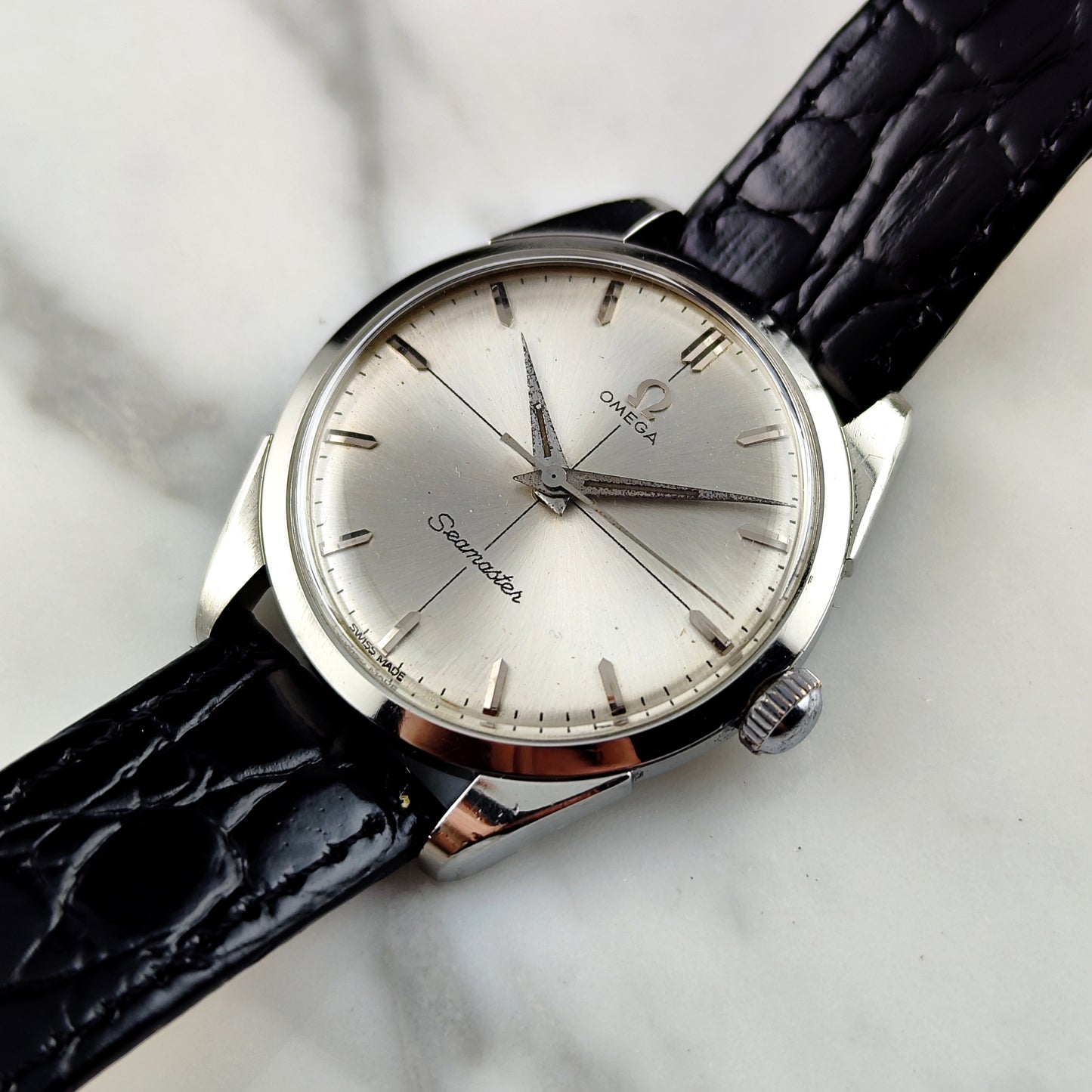 OMEGA Seamaster Steel Silver Crosshair Dial 1956 [REF. 2910]