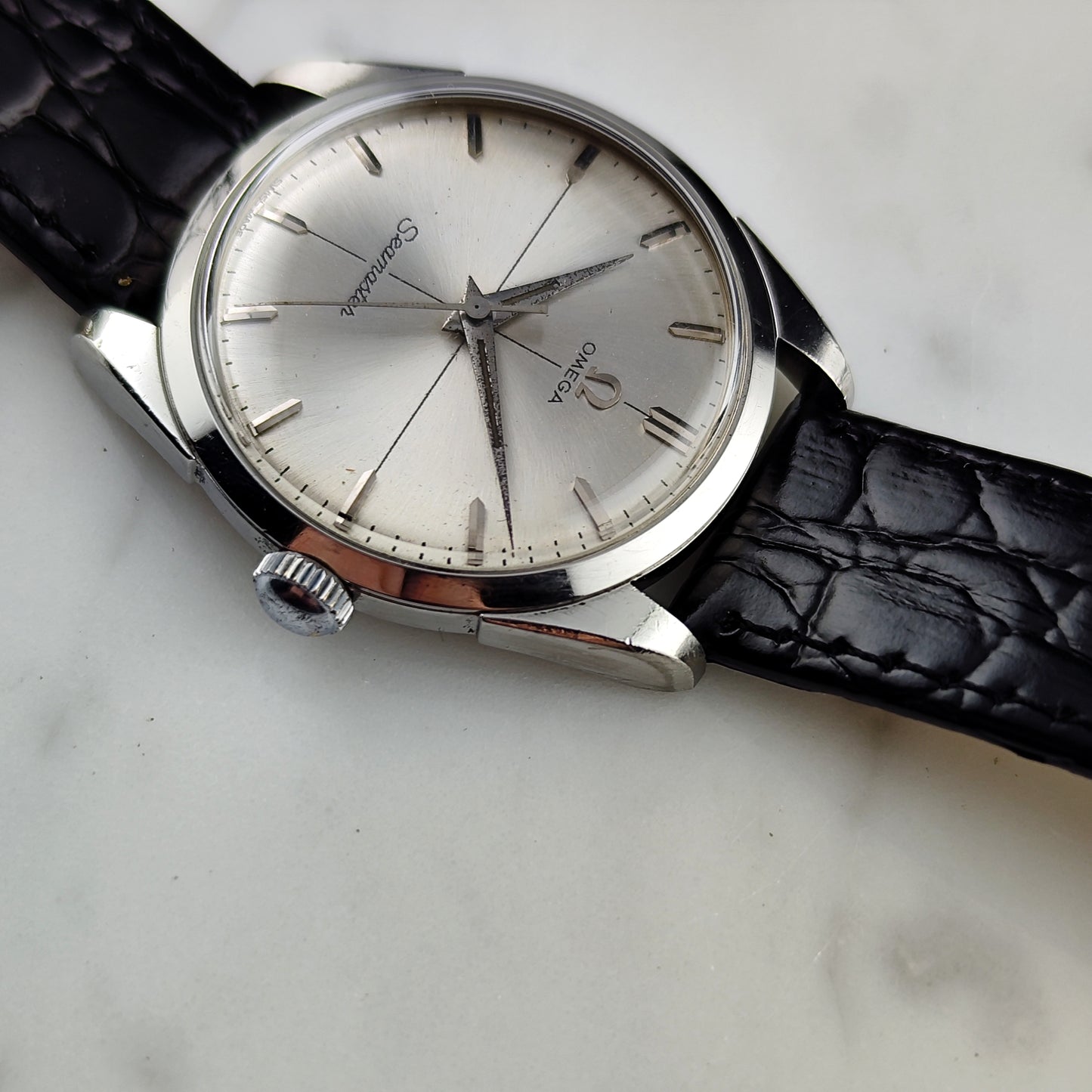 OMEGA Seamaster Steel Silver Crosshair Dial 1956 [REF. 2910]