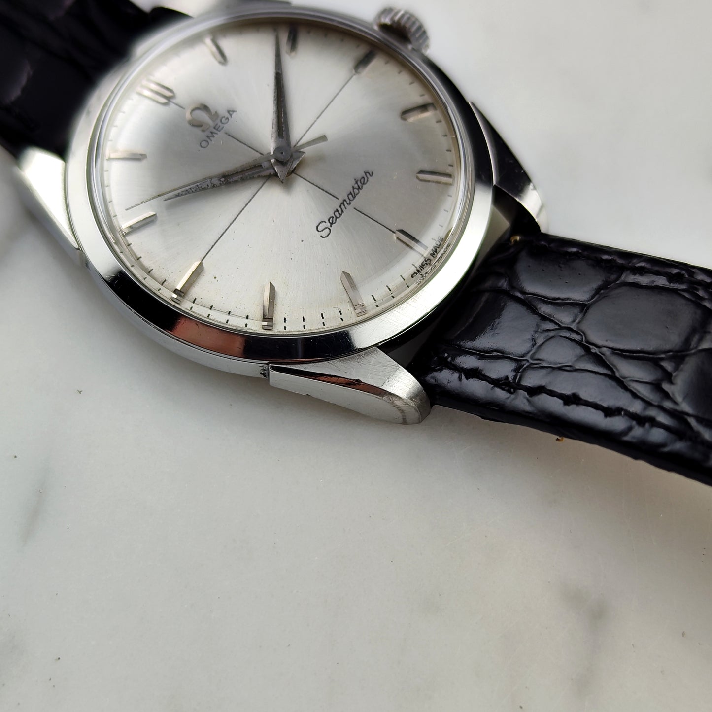 OMEGA Seamaster Steel Silver Crosshair Dial 1956 [REF. 2910]