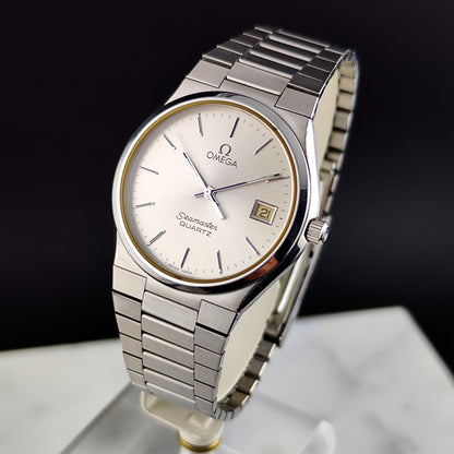 OMEGA Seamaster Super Rare Quartz Silver Date 1978 [REF. 196.0168]