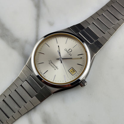 OMEGA Seamaster Super Rare Quartz Silver Date 1978 [REF. 196.0168]