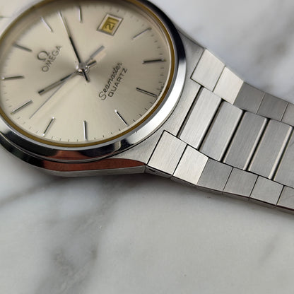 OMEGA Seamaster Super Rare Quartz Silver Date 1978 [REF. 196.0168]
