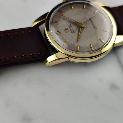 Omega Seamaster Türler Gold White Grey Dial Rare 1956 [REF. 2759]