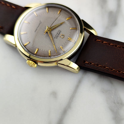 Omega Seamaster Türler Gold White Grey Dial Rare 1956 [REF. 2759]