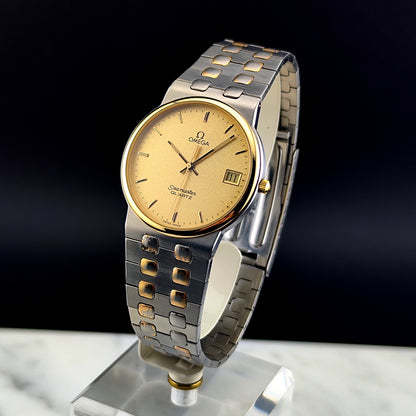 OMEGA Seamaster Quartz Two-Tone Rare Sparkling Dial [REF. 196.0277]