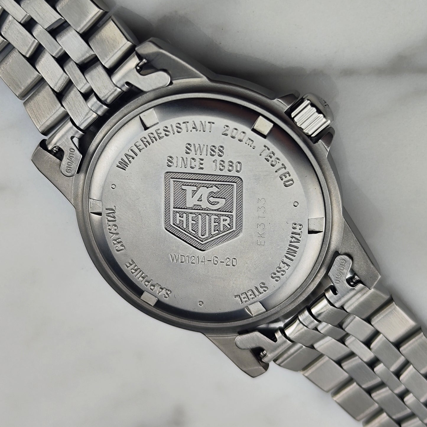 TAG HEUER Professional 1500 Rare Blue Version Waterproof Service [REF. WD1214]