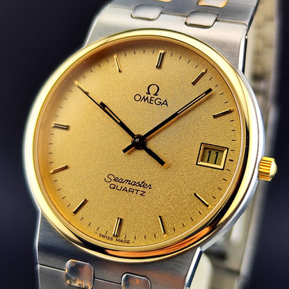 OMEGA Seamaster Quartz Two-Tone Rare Sparkling Dial [REF. 196.0277]