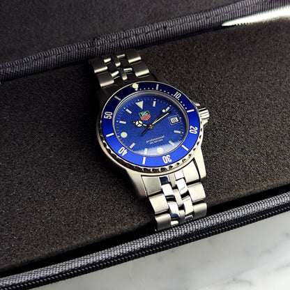 TAG HEUER Professional 1500 Rare Blue Version Waterproof Service [REF. WD1214]