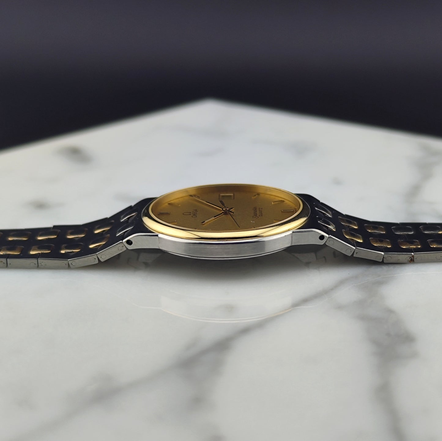 OMEGA Seamaster Quartz Two-Tone Rare Sparkling Dial [REF. 196.0277]