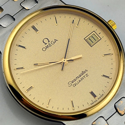 OMEGA Seamaster Quartz Two-Tone Rare Sparkling Dial [REF. 196.0277]