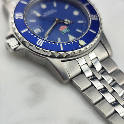 TAG HEUER Professional 1500 Rare Blue Version Waterproof Service [REF. WD1214]