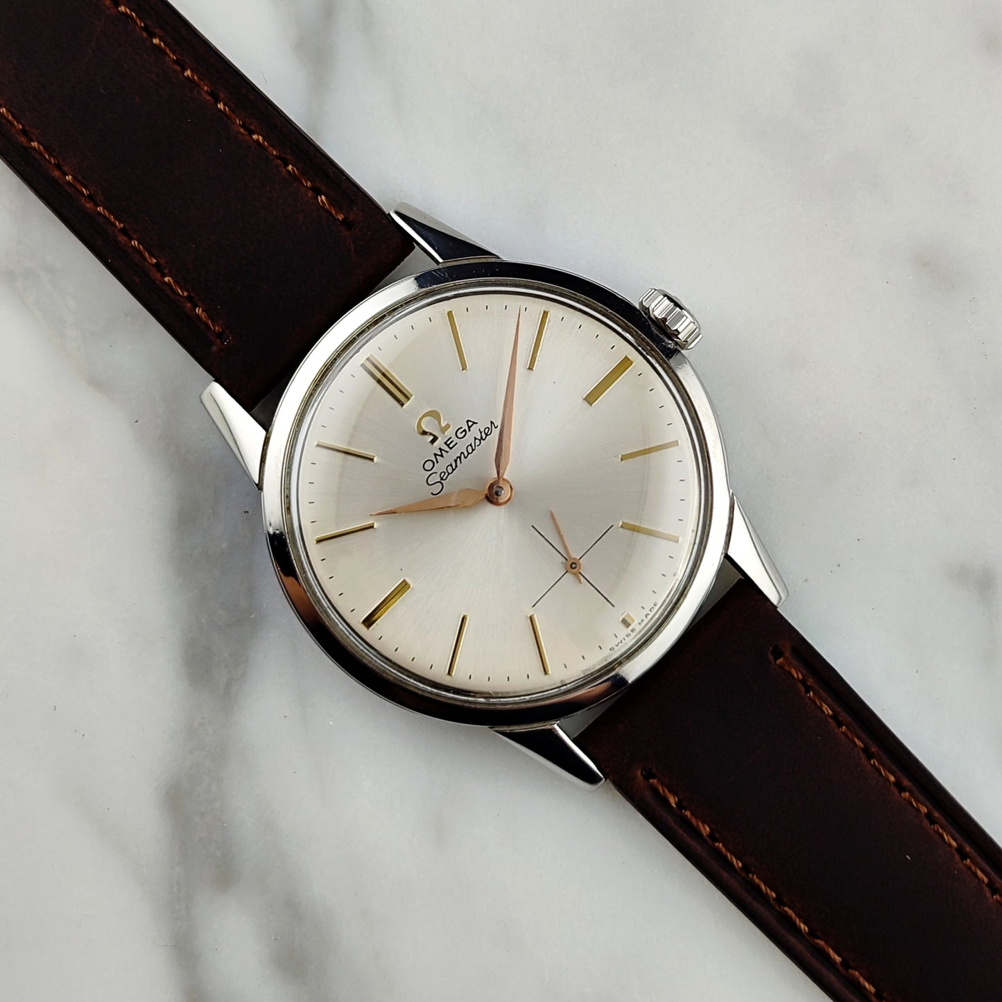 Omega Seamaster White Dial Gold 1964 Serviced 07/2026 [REF. 125.003]