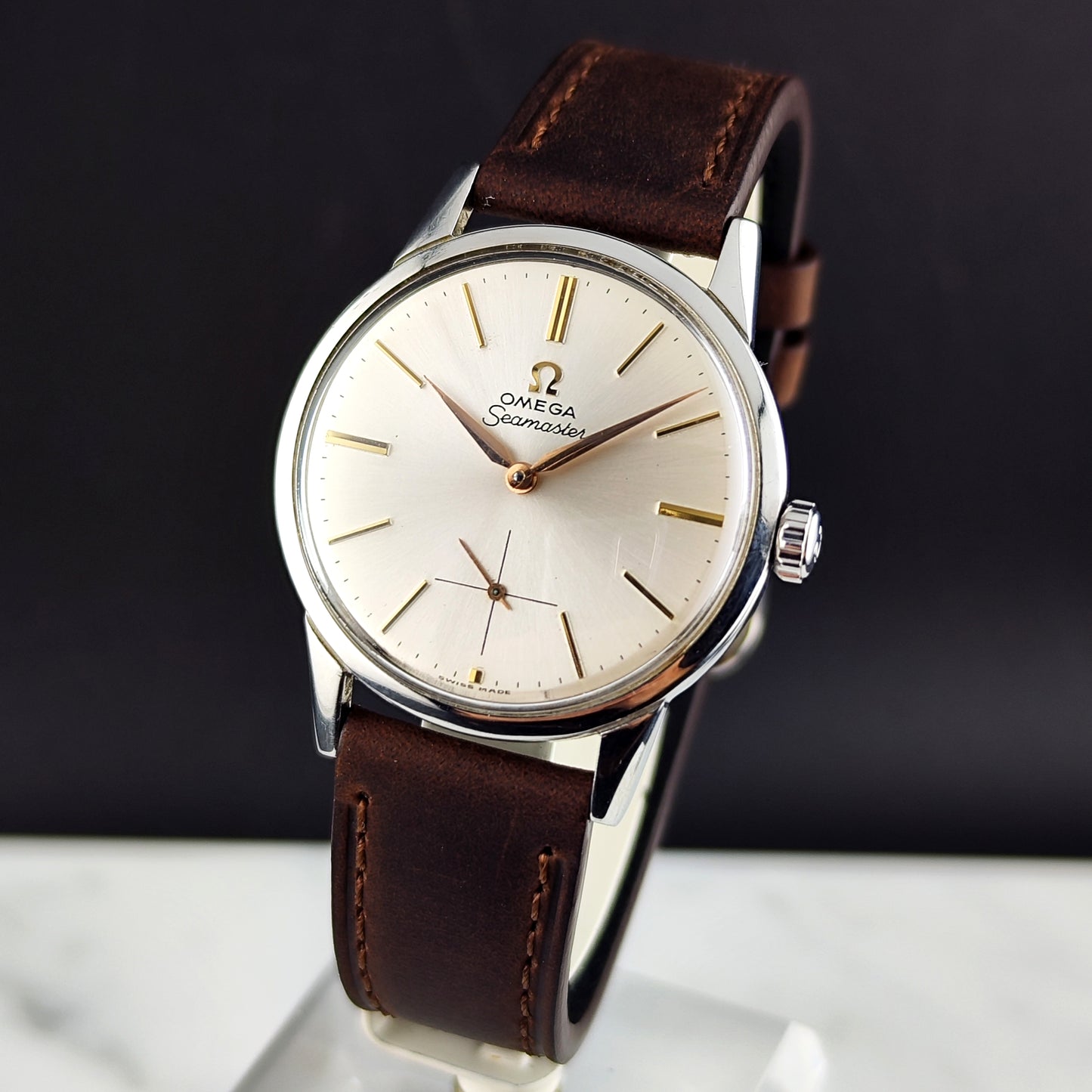 Omega Seamaster White Dial Gold 1964 Serviced 07/2026 [REF. 125.003]