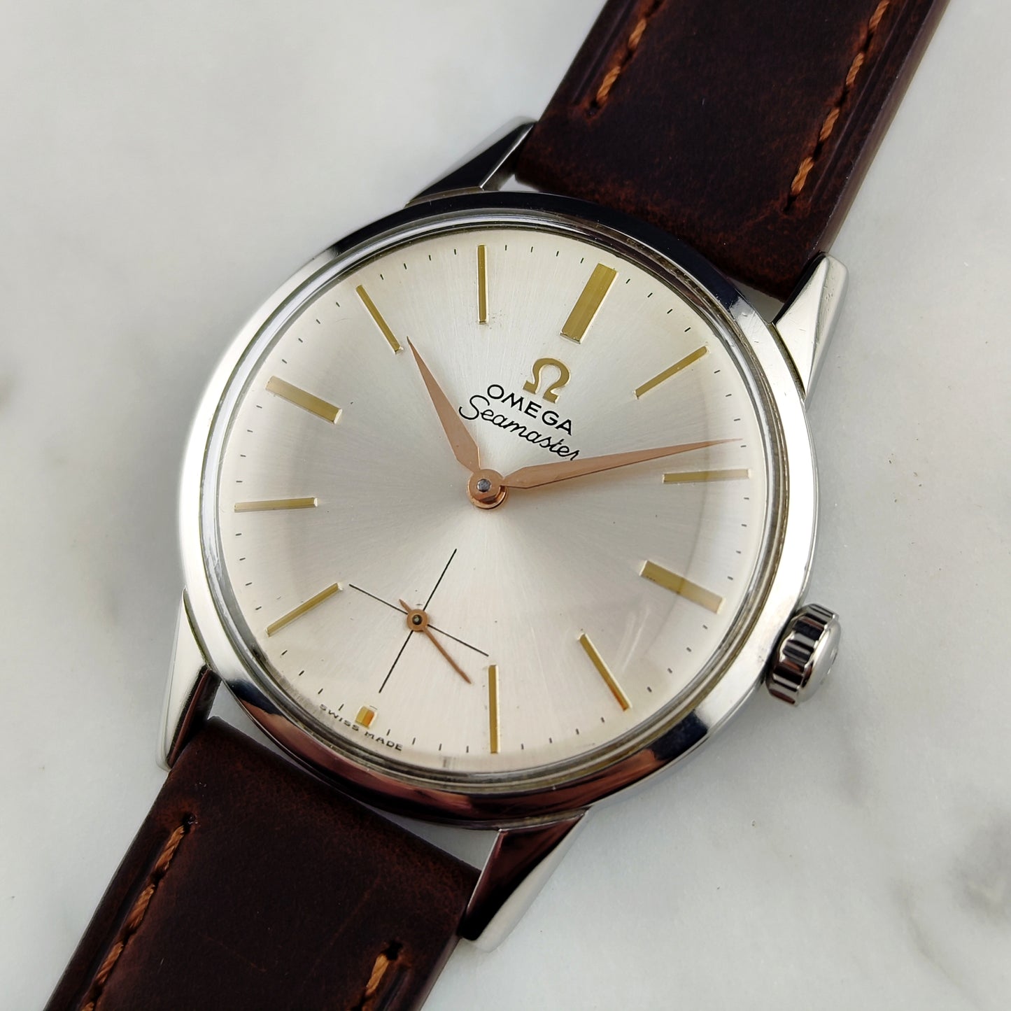 Omega Seamaster White Dial Gold 1964 Serviced 07/2026 [REF. 125.003]