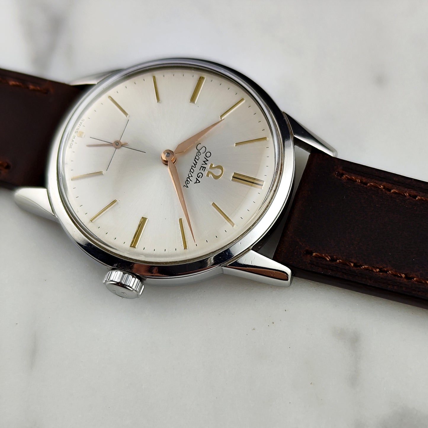 Omega Seamaster White Dial Gold 1964 Serviced 07/2026 [REF. 125.003]