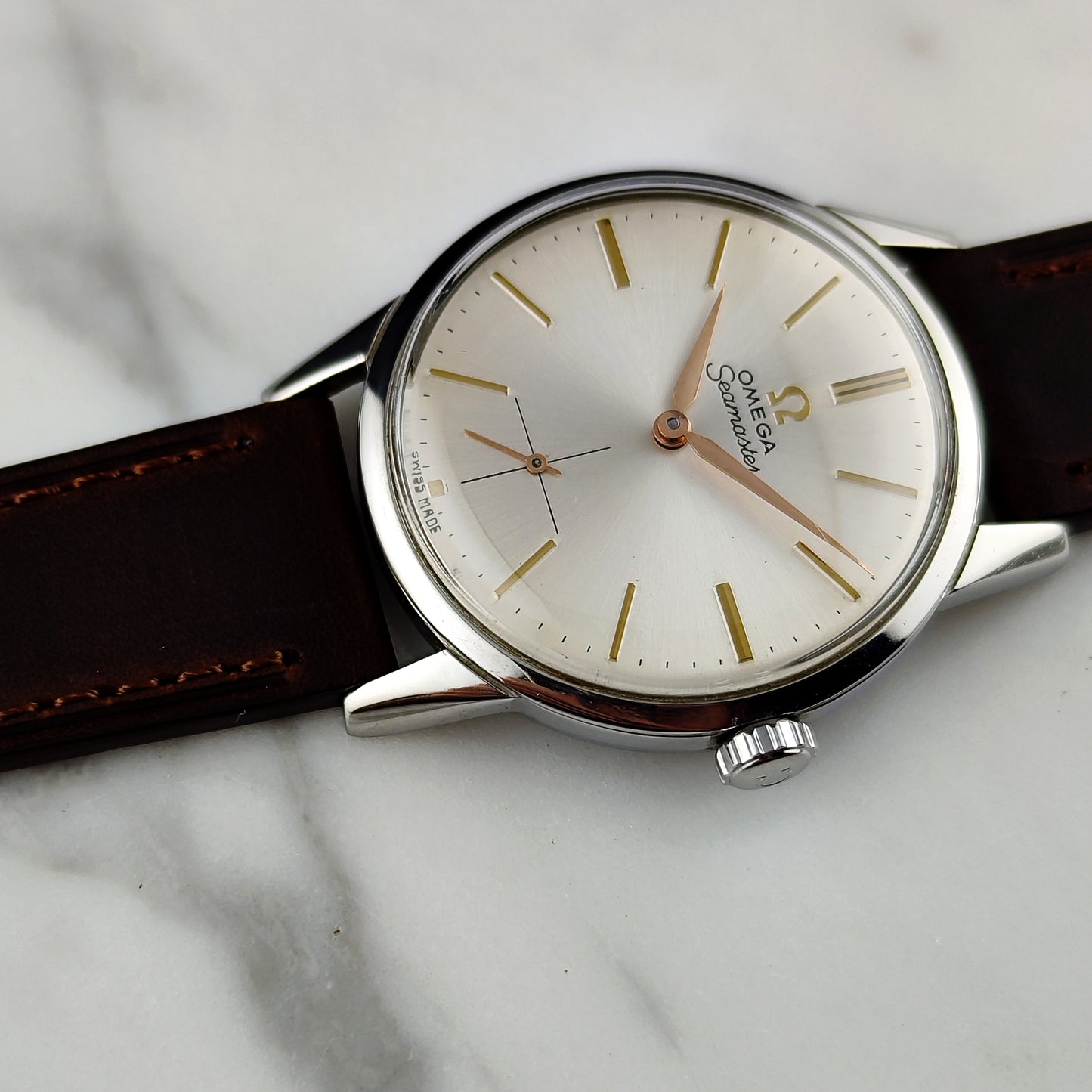Omega Seamaster White Dial Gold 1964 Serviced 07/2026 [REF. 125.003]