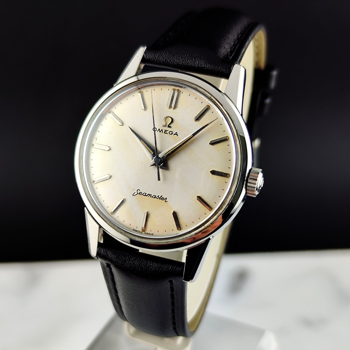 OMEGA Seamaster White Dial Special Patina 1961 [REF. 14390]