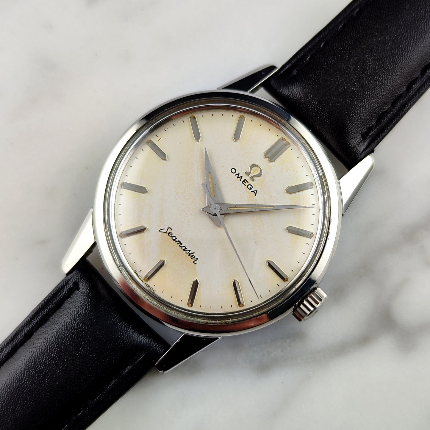 OMEGA Seamaster White Dial Special Patina 1961 [REF. 14390]