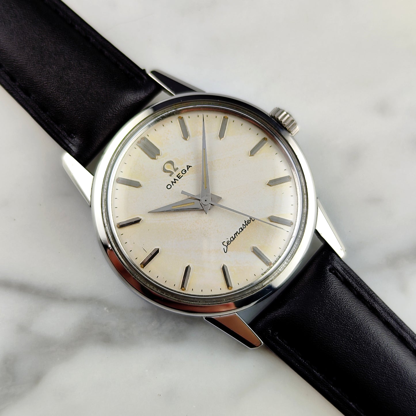 OMEGA Seamaster White Dial Special Patina 1961 [REF. 14390]
