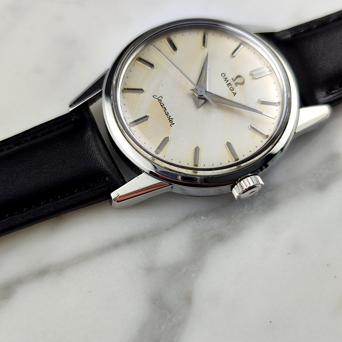 OMEGA Seamaster White Dial Special Patina 1961 [REF. 14390]