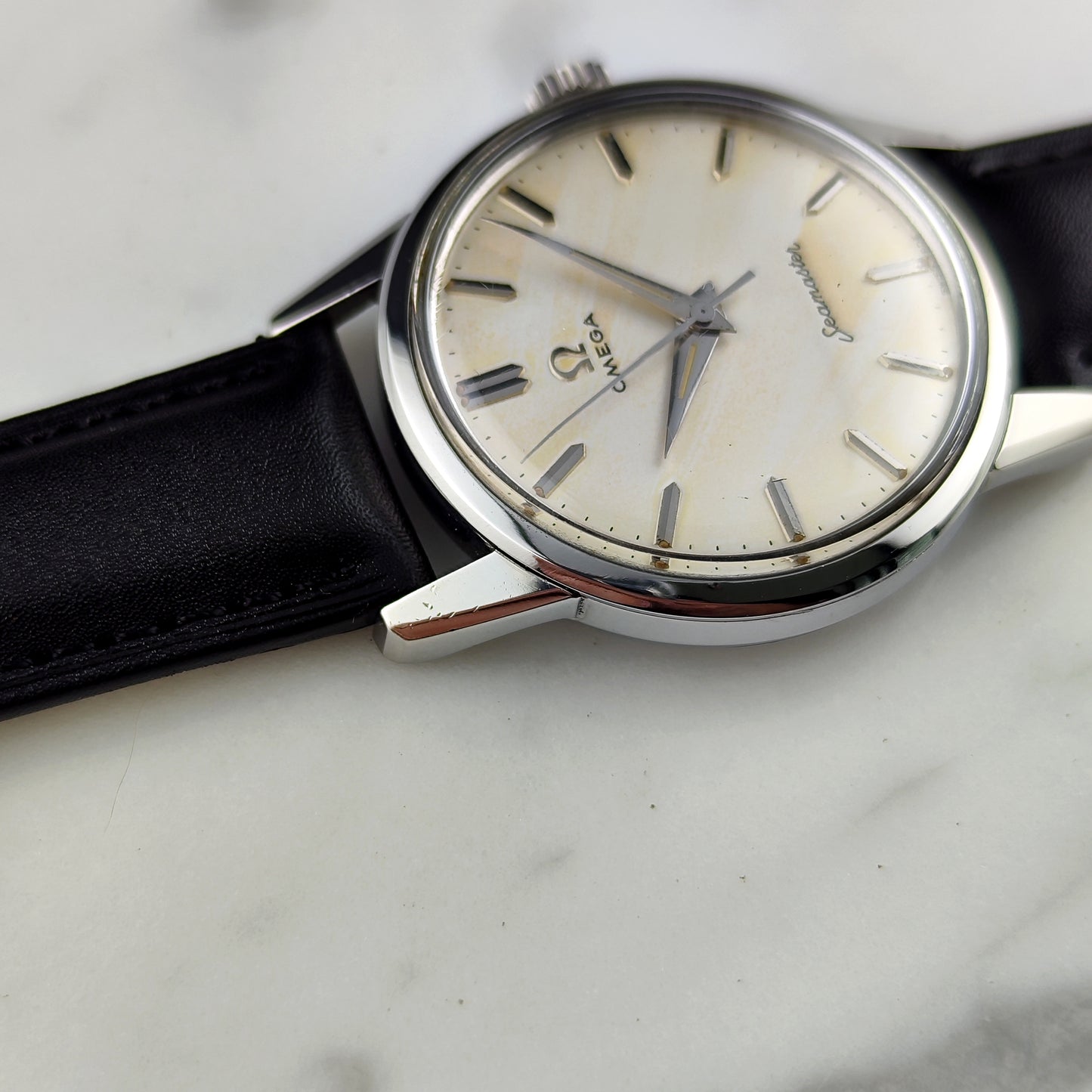 OMEGA Seamaster White Dial Special Patina 1961 [REF. 14390]