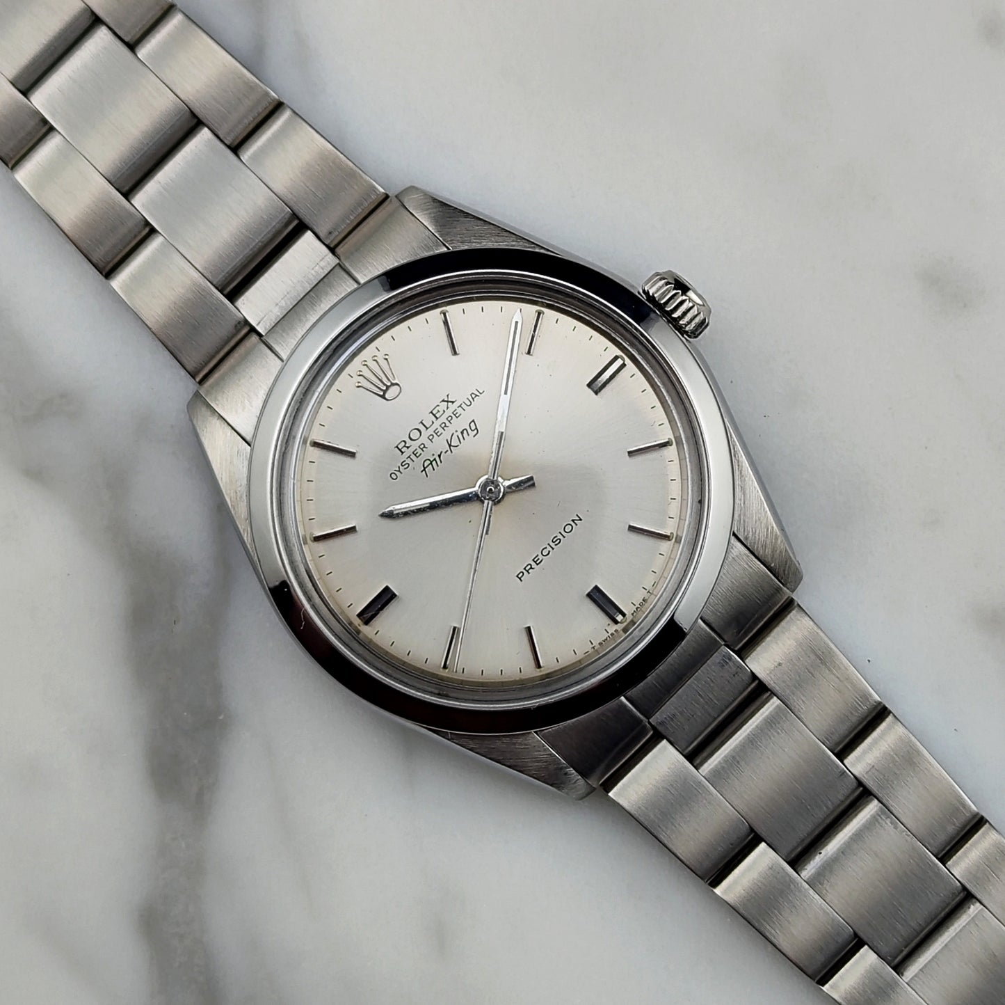 ROLEX Air King Precision Silver Dial Serviced [REF. 5500]