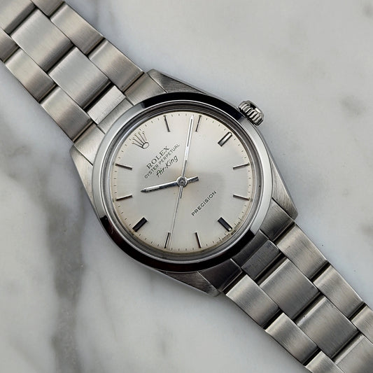ROLEX Air King Precision Silver Dial Serviced [REF. 5500]
