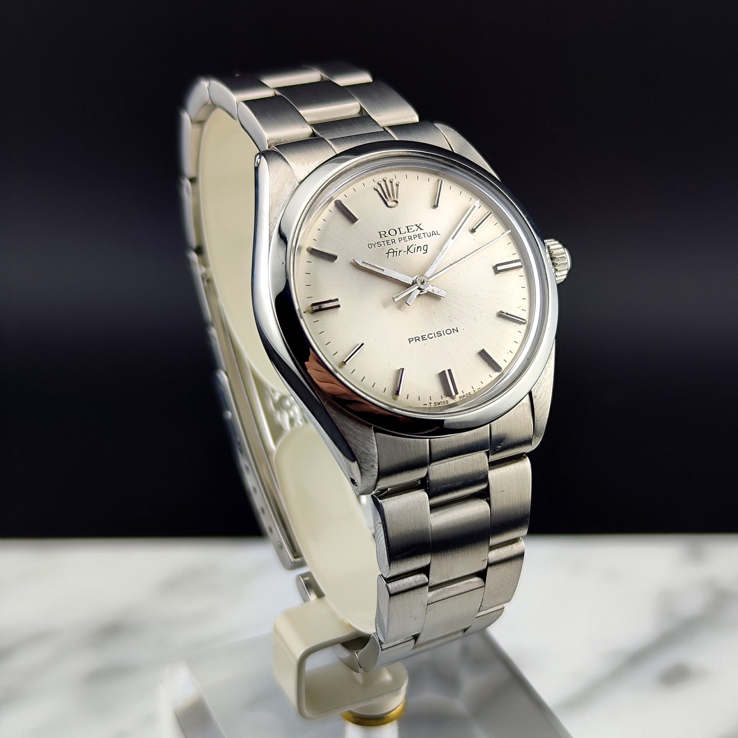 ROLEX Air King Precision Silver Dial Serviced [REF. 5500]