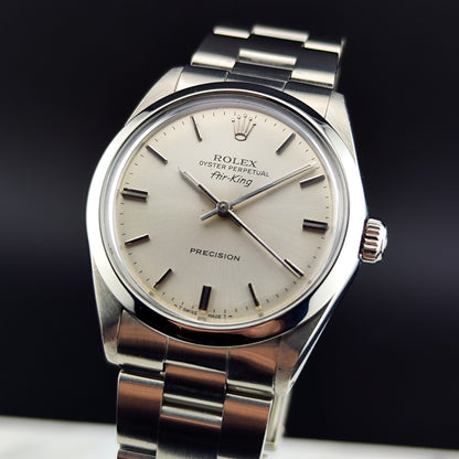 ROLEX Air King Precision Silver Dial Serviced [REF. 5500]