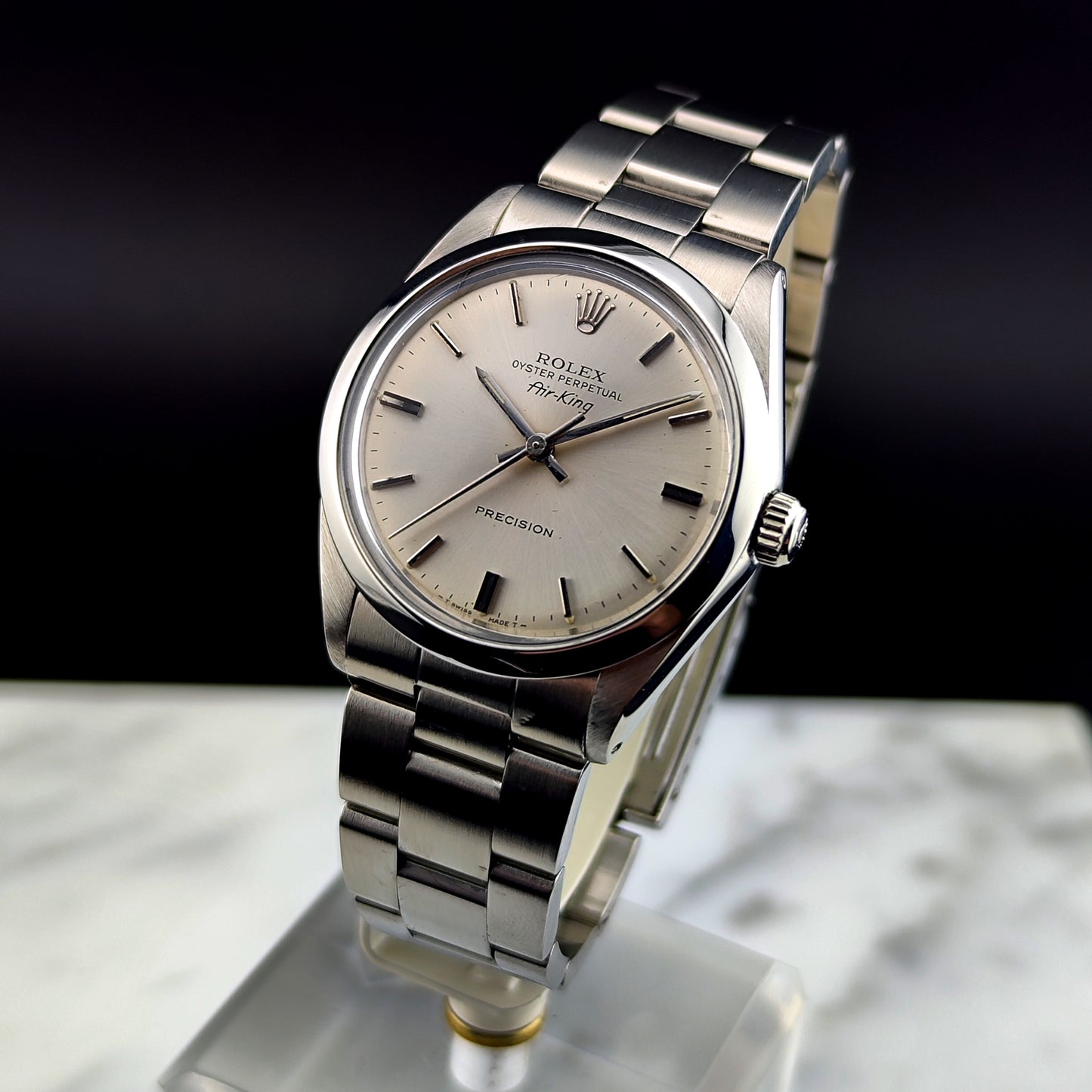 ROLEX Air King Precision Silver Dial Serviced [REF. 5500]
