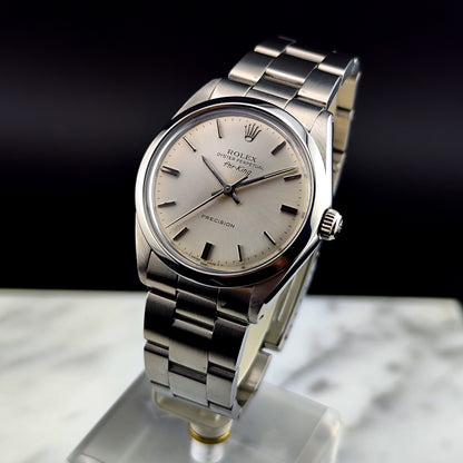 ROLEX Air King Precision Silver Dial Serviced [REF. 5500]