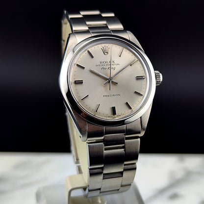 ROLEX Air King Precision Silver Dial Serviced [REF. 5500]