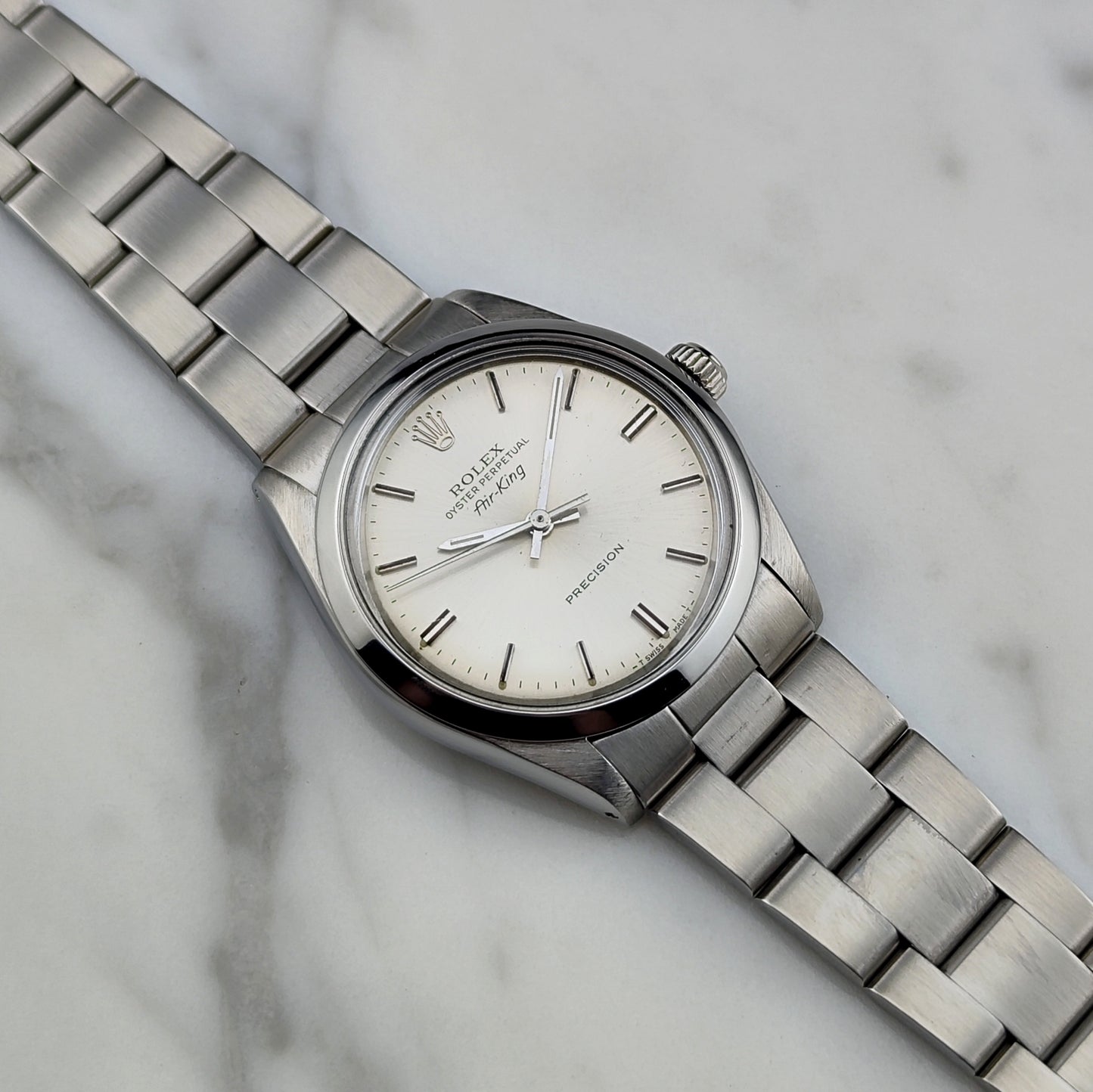 ROLEX Air King Precision Silver Dial Serviced [REF. 5500]