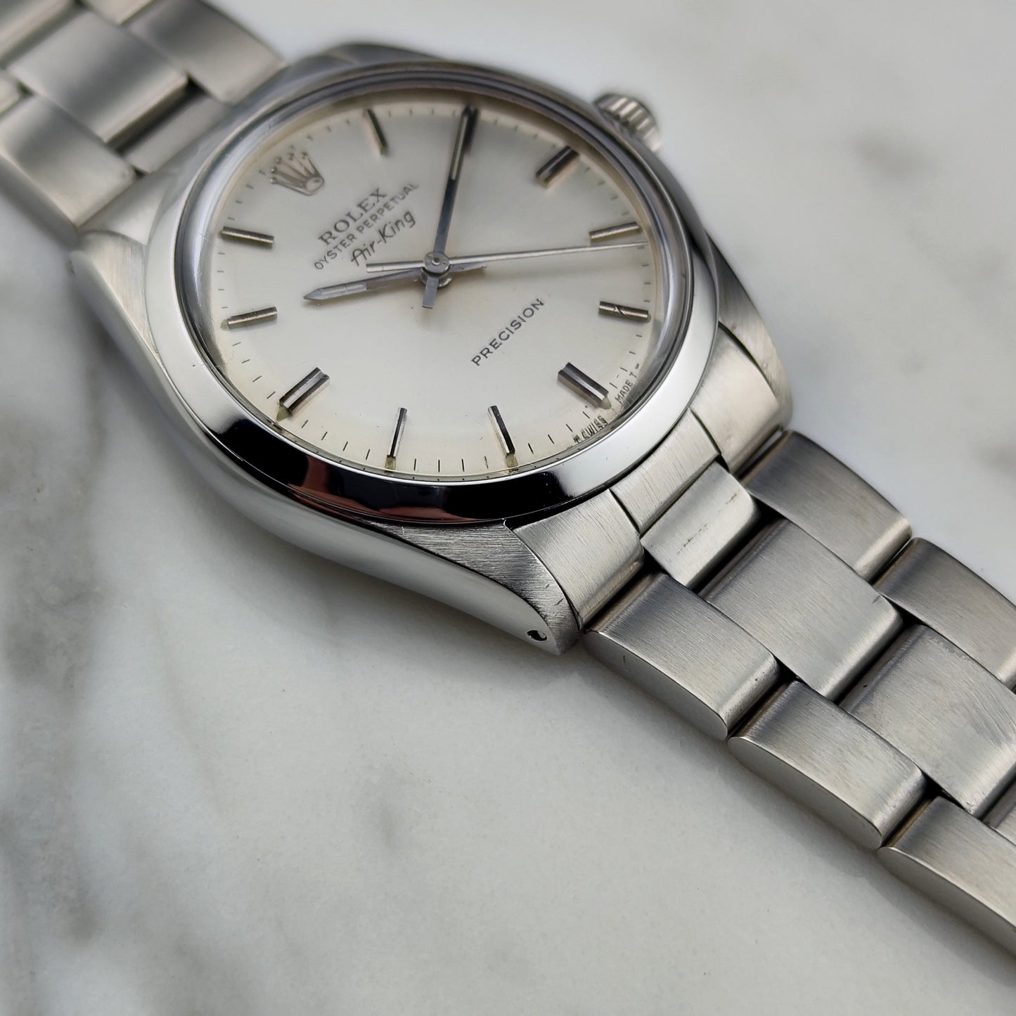 ROLEX Air King Precision Silver Dial Serviced [REF. 5500]