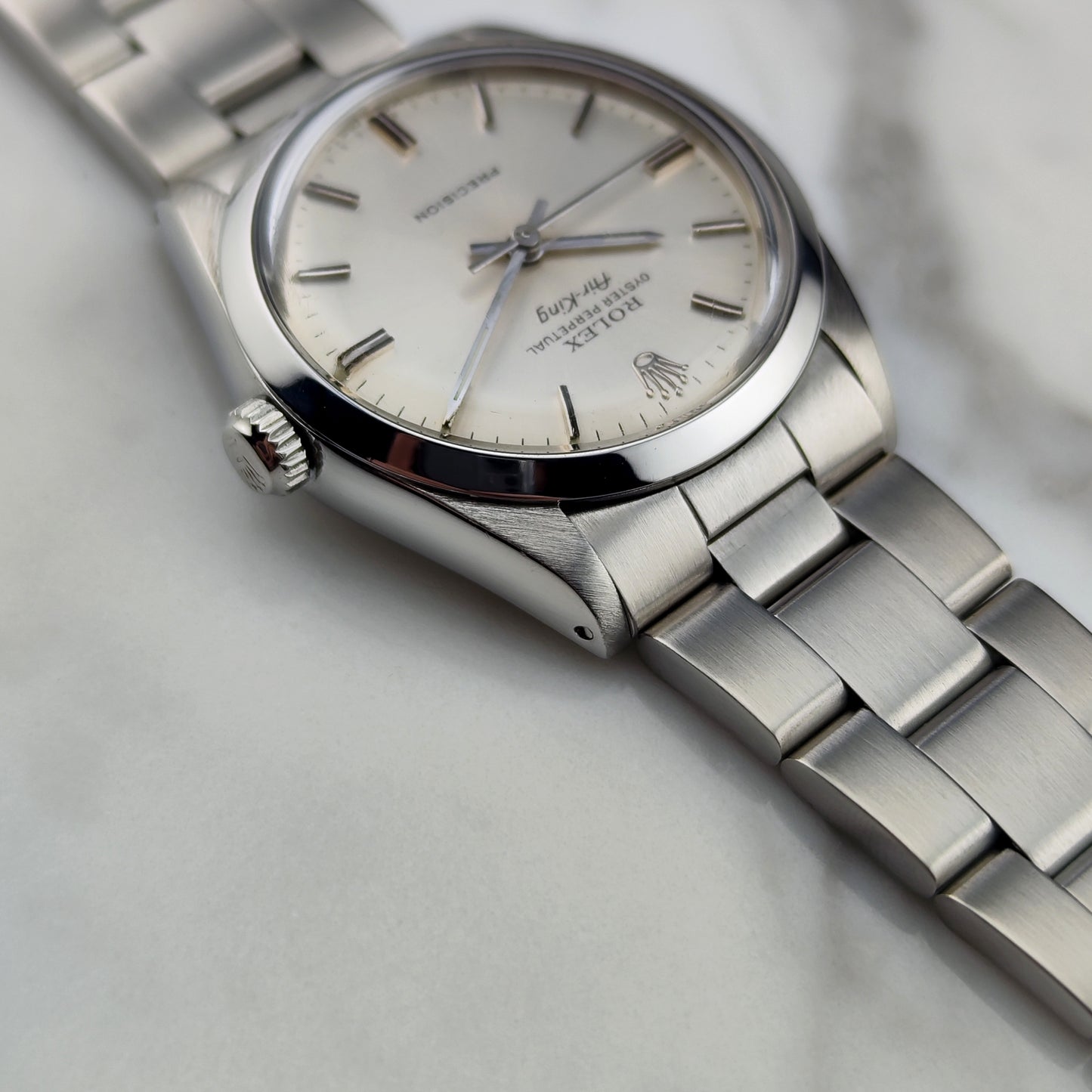 ROLEX Air King Precision Silver Dial Serviced [REF. 5500]