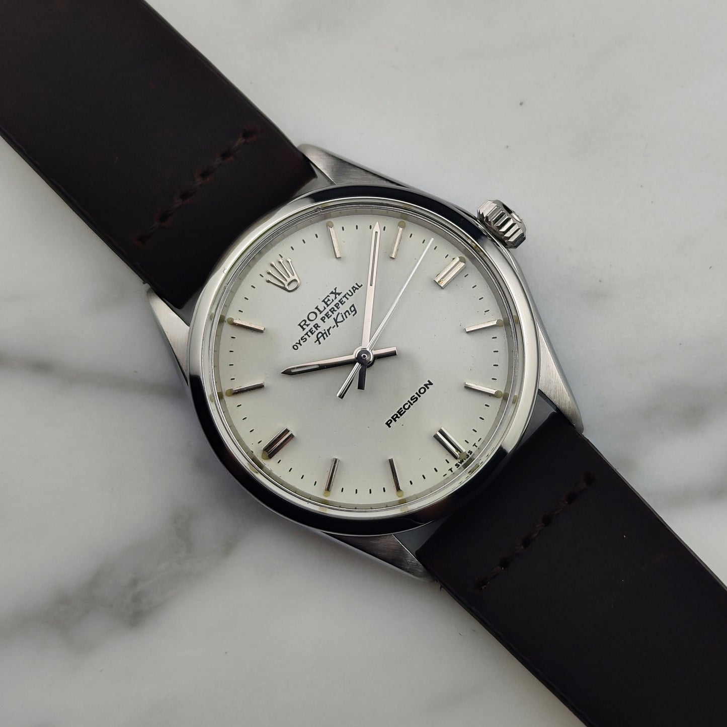 ROLEX AirKing Precision White Dial 1970 [REF. 5500]