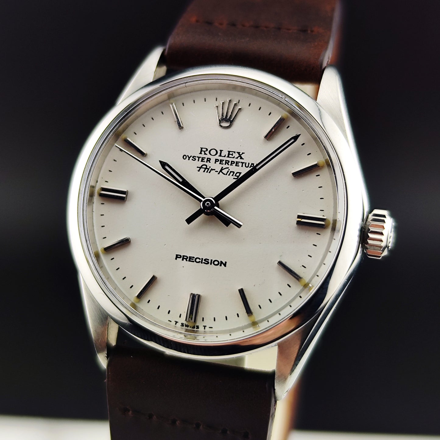 ROLEX AirKing Precision White Dial 1970 [REF. 5500]