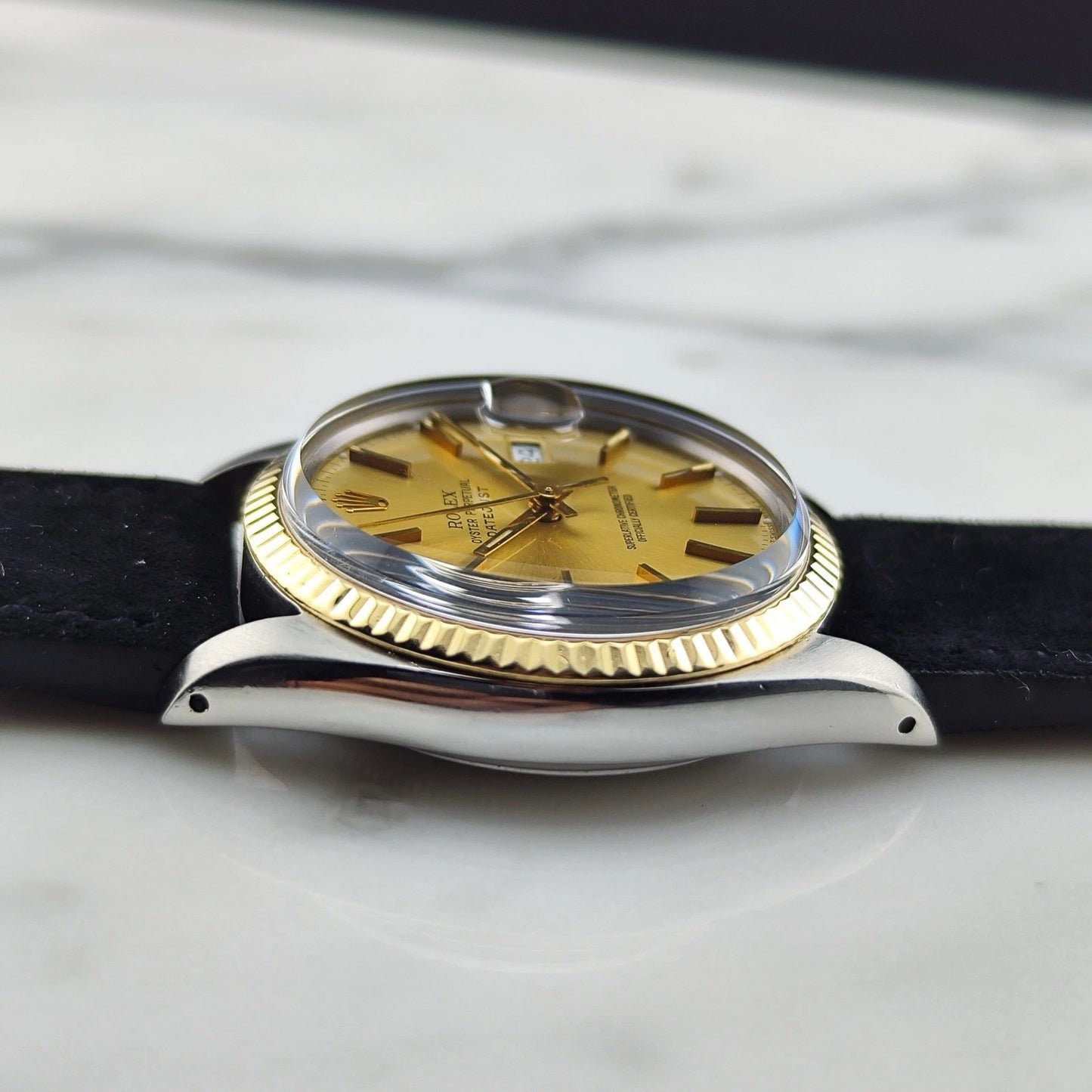 ROLEX Datejust 36 Two-Tone Leather Strap [REF. 16013]