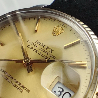 ROLEX Datejust 36 Two-Tone Leather Strap [REF. 16013]