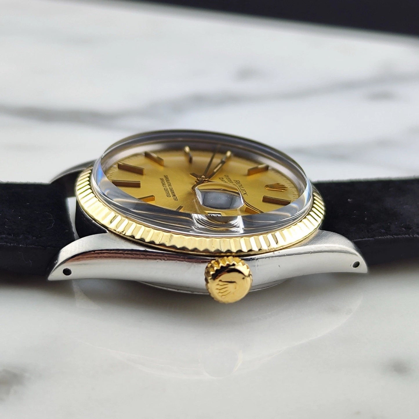 ROLEX Datejust 36 Two-Tone Leather Strap [REF. 16013]