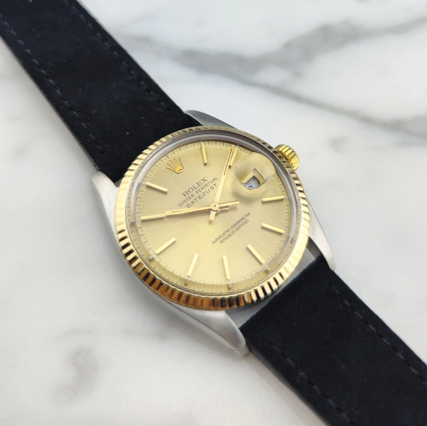 ROLEX Datejust 36 Two-Tone Leather Strap [REF. 16013]