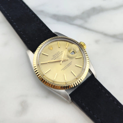 ROLEX Datejust 36 Two-Tone Leather Strap [REF. 16013]