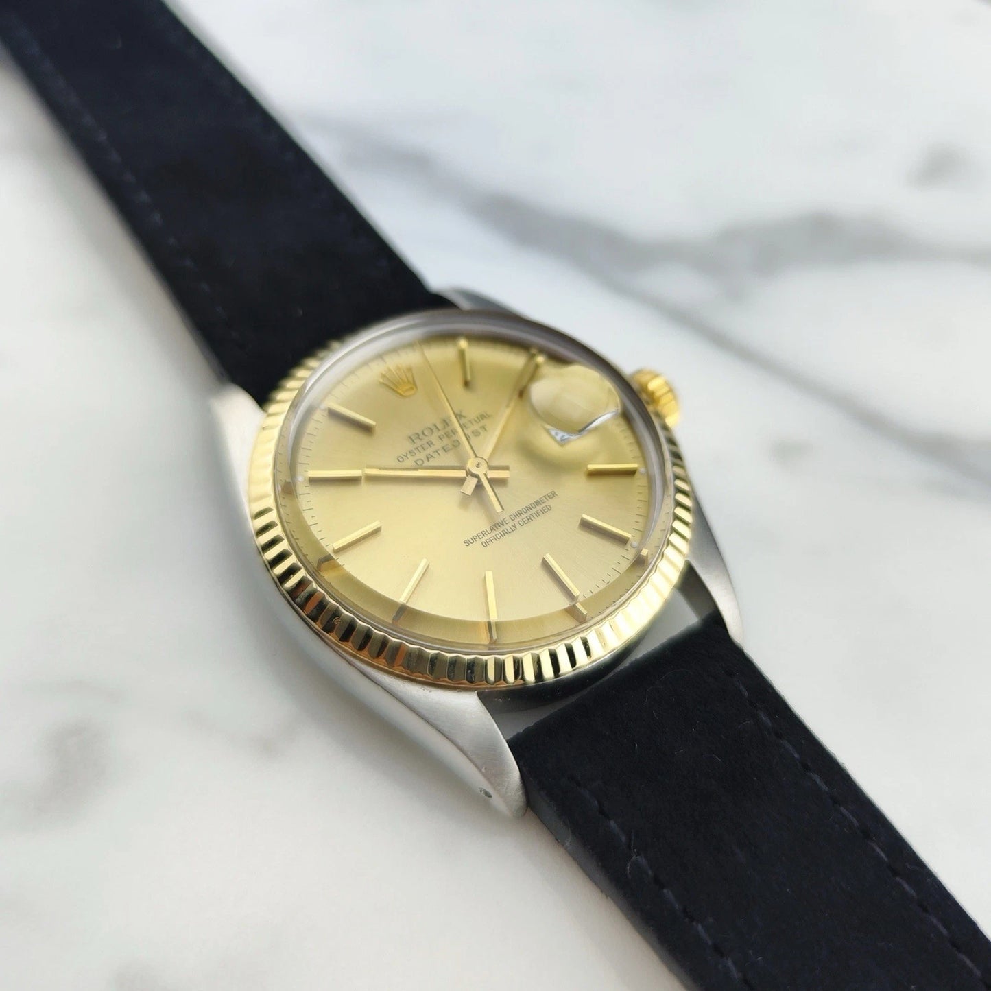 ROLEX Datejust 36 Two-Tone Leather Strap [REF. 16013]
