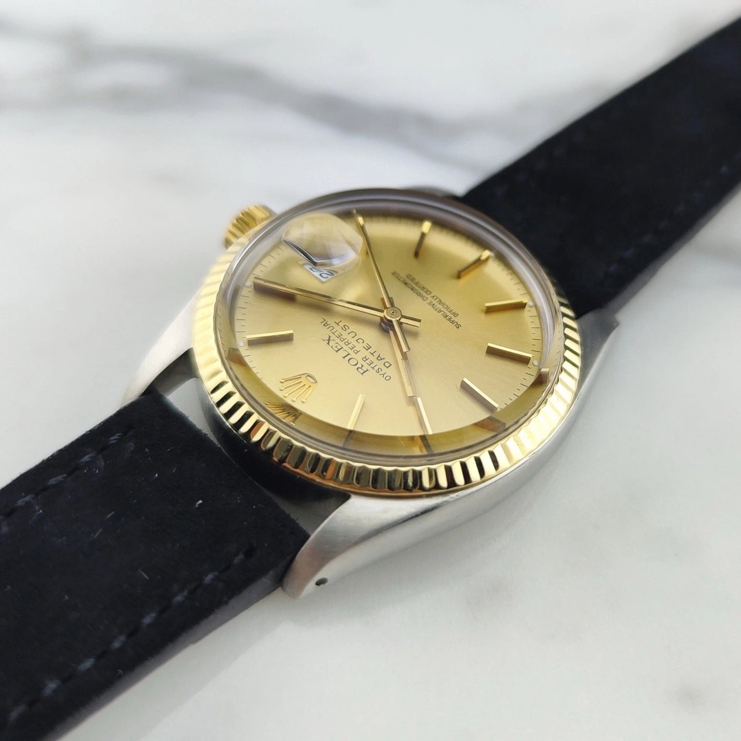 ROLEX Datejust 36 Two-Tone Leather Strap [REF. 16013]