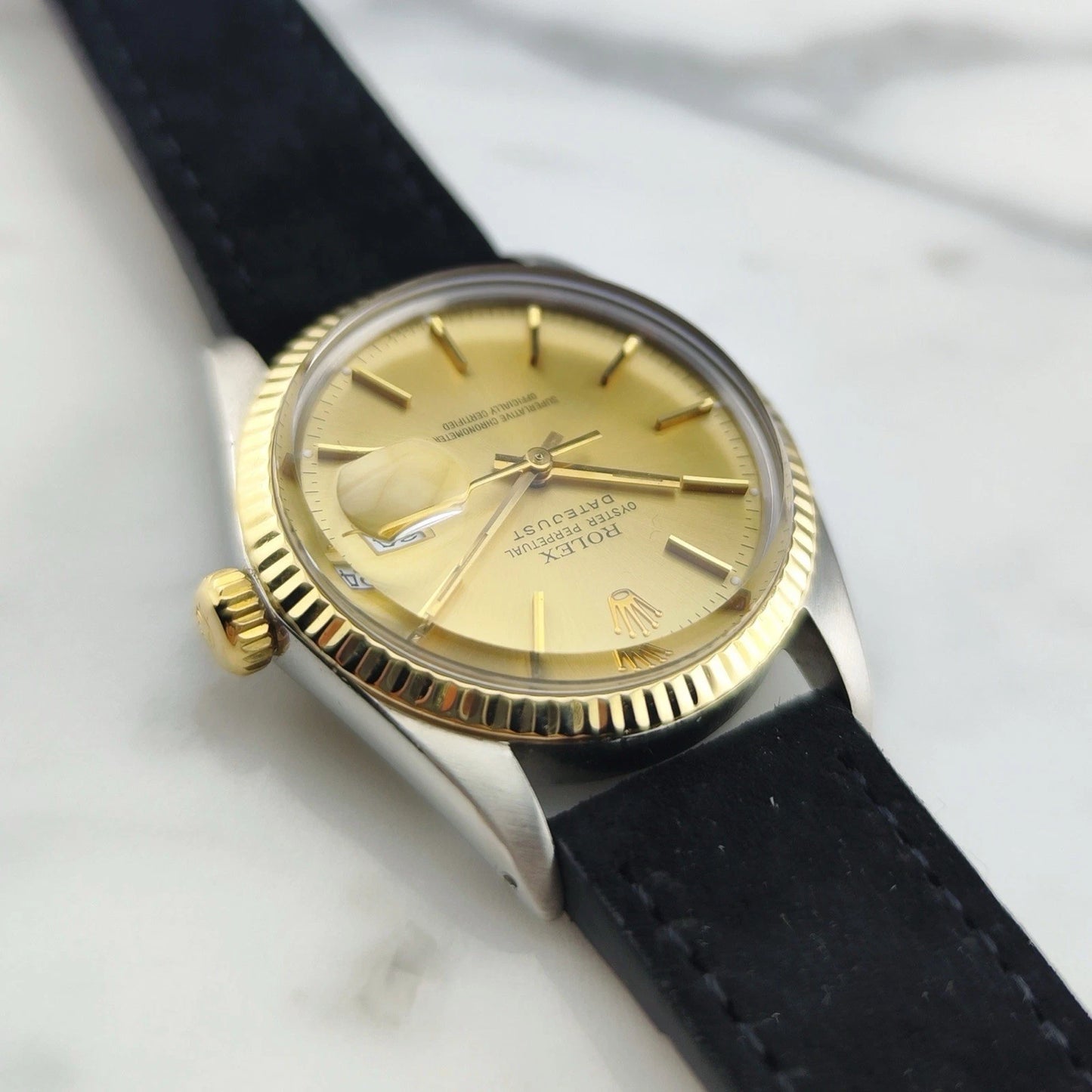 ROLEX Datejust 36 Two-Tone Leather Strap [REF. 16013]