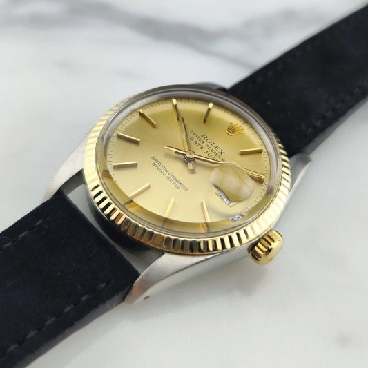 ROLEX Datejust 36 Two-Tone Leather Strap [REF. 16013]