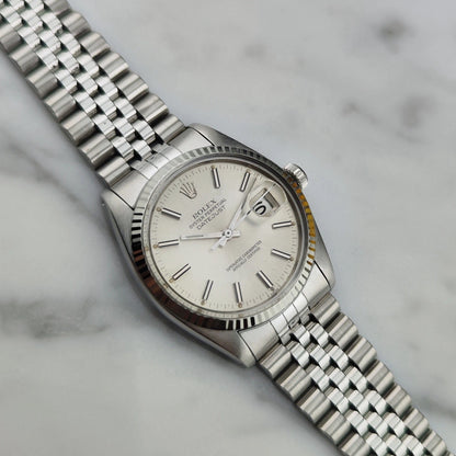 ROLEX Datejust 36 White Gold 18ct Bezel Mint [REF. 16014]