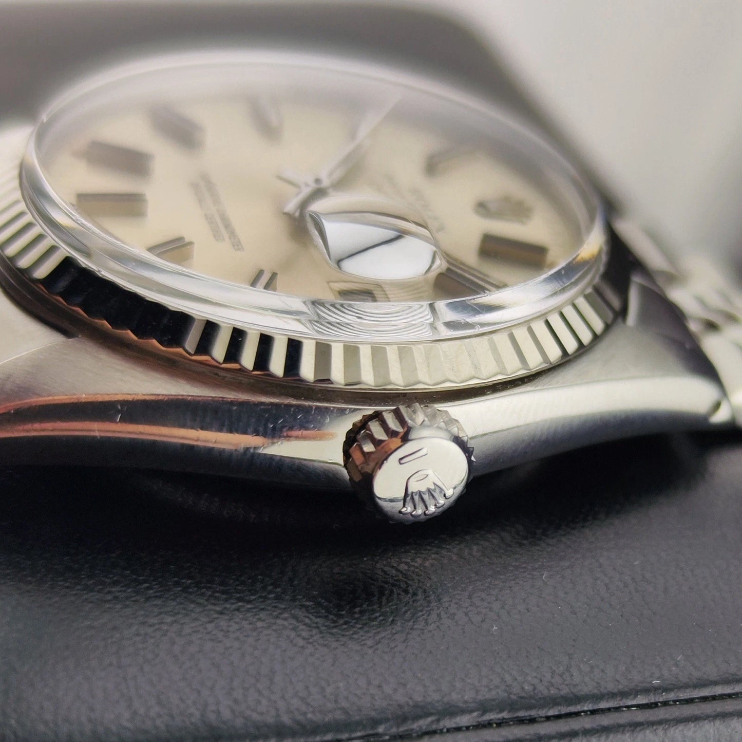 ROLEX Datejust 36 White Gold 18ct Bezel Mint [REF. 16014]