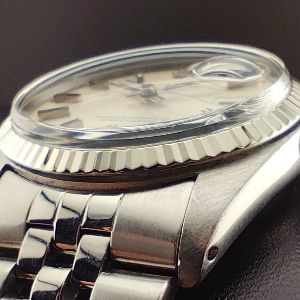ROLEX Datejust 36 White Gold 18ct Bezel Mint [REF. 16014]